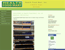Tablet Screenshot of healthfoodmartinc.com